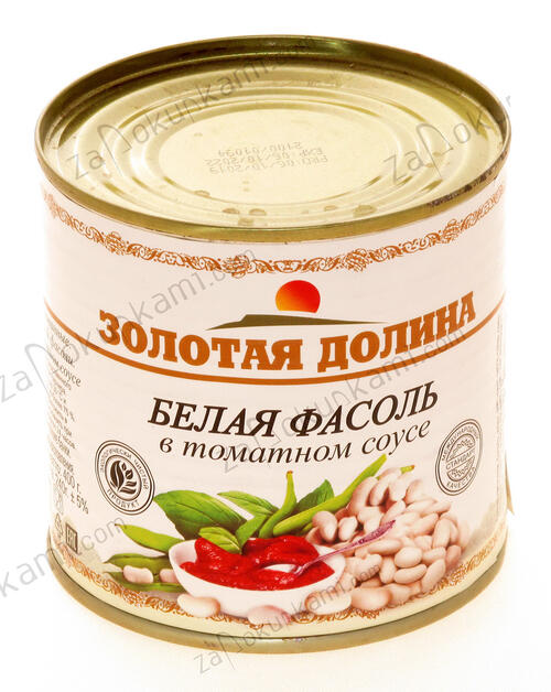 Фасоль Премиум белая в томатном соусе жб 425мл (4627089740410)